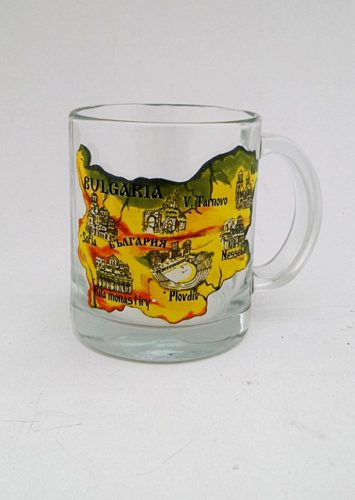 Стъклена чаша "Карта"