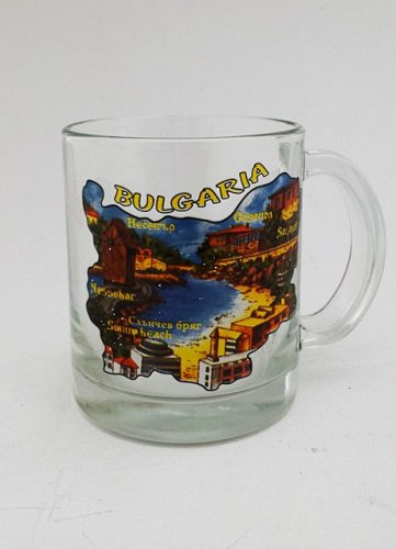 Стъклена чаша "Карта" - Image 2